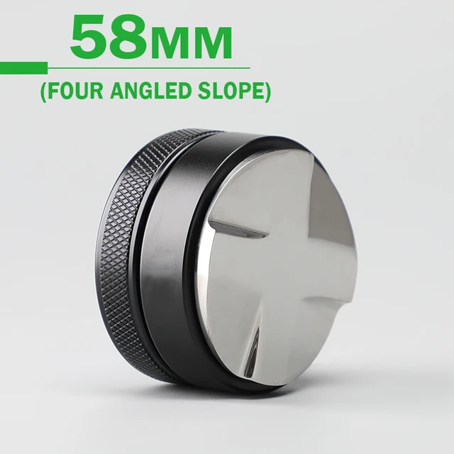 Coffee Tamper 51/53/58/58.35MM  304 Stainless Steel Coffee Distributor Coffee Powder Hammer Convex Base Coffee Accessories 58mm
