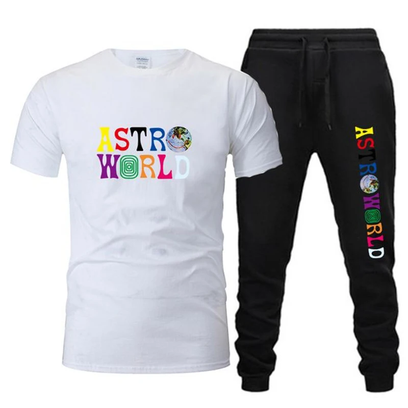 

2020 Tracksuit Men Sets Male Sweatshirt+Pants Summer Men's short sleeve T Shirt Pants Casual Suits Sportswear Mens Clothing