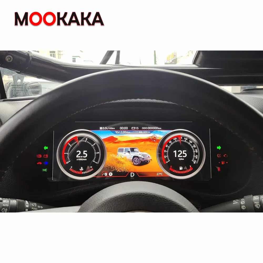 ЖК-приборная панель для Jeep Wrangler 3 JK 12 3-2010 2017 дюймов автомобильный ЖК-прибор