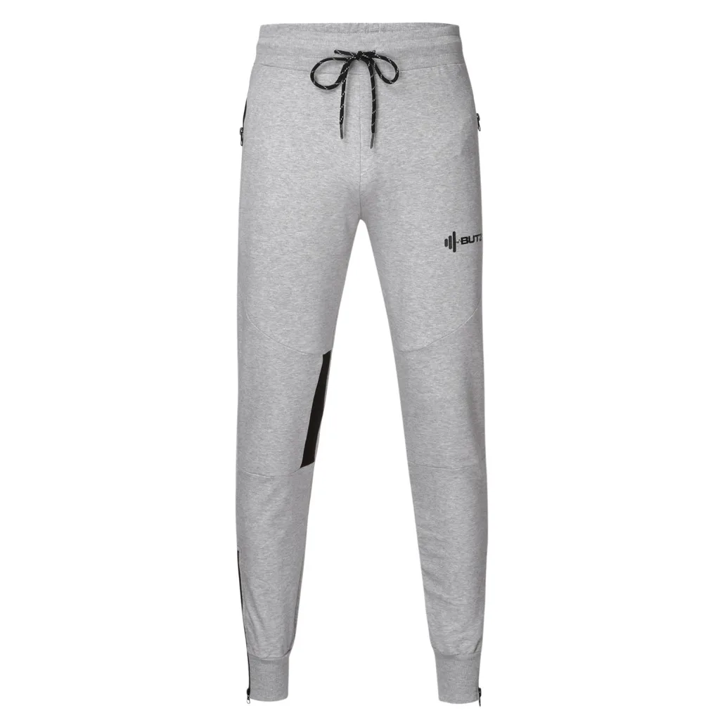 SAGACE Drawstring Men's outdoor fitness trousers muscle male sportswear breathable sweat Flexible, stylish and comfortable pants