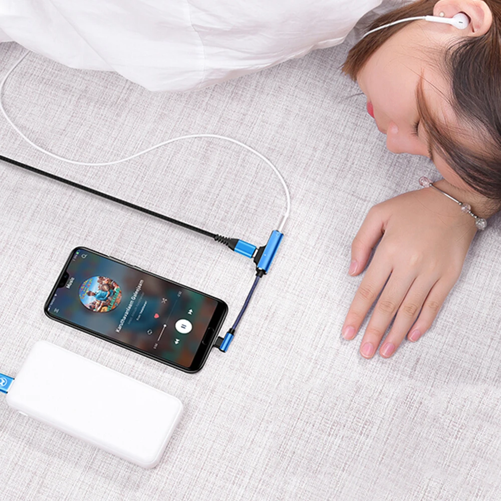 Type-c до 3,5 мм аудио разъем для наушников аудио кабель конвертера для Xiaomi 6 Note Mix Letv LeEco Le 2 Pro 2 в 1 адаптер типа C