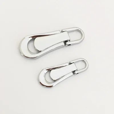 Silver 5 шт. 3#5# металлические ползунки для молнии головы Съемник Tab молния ремонтные комплекты DIY Швейные принадлежности для одежды/сумок поставки - Цвет: Silver