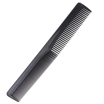 

Hot Simple Men Women Salon Black Plastic Cutting Hair Tooth Comb Barber Tool Hairdressing Hair Brush HY99