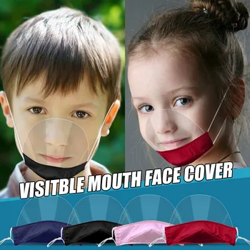 

Child 1PC Mini Shield Washable Reusable Comfortable Mask Transparent Visual Mask Protection Mascarilla Facemask masque Mask