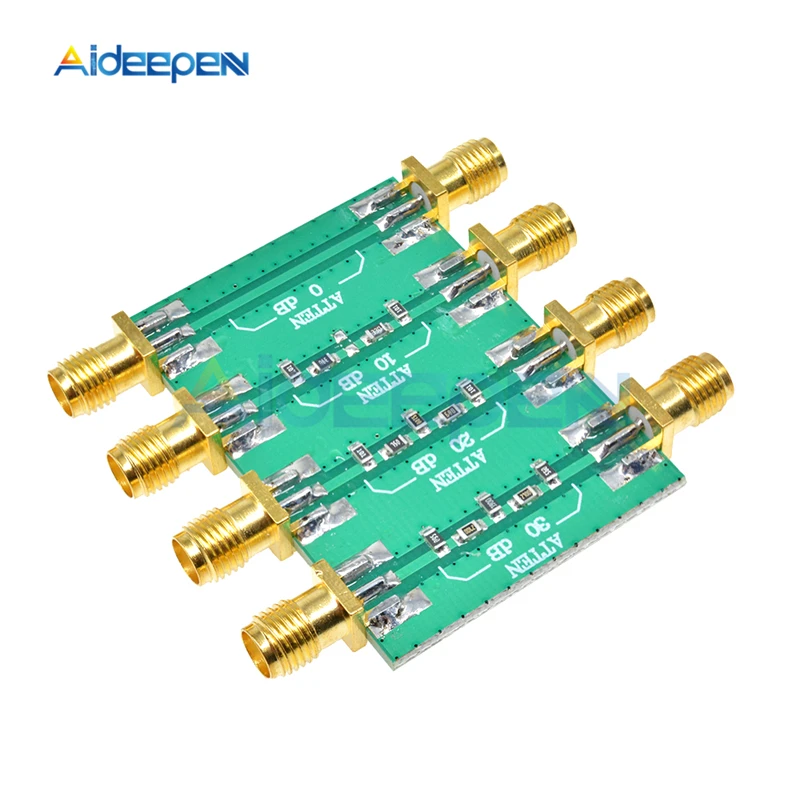 DC-4.0GHz RF фиксированная плата модуля аттенюатора SMA двойная гнездовая головка 0dB 10dB