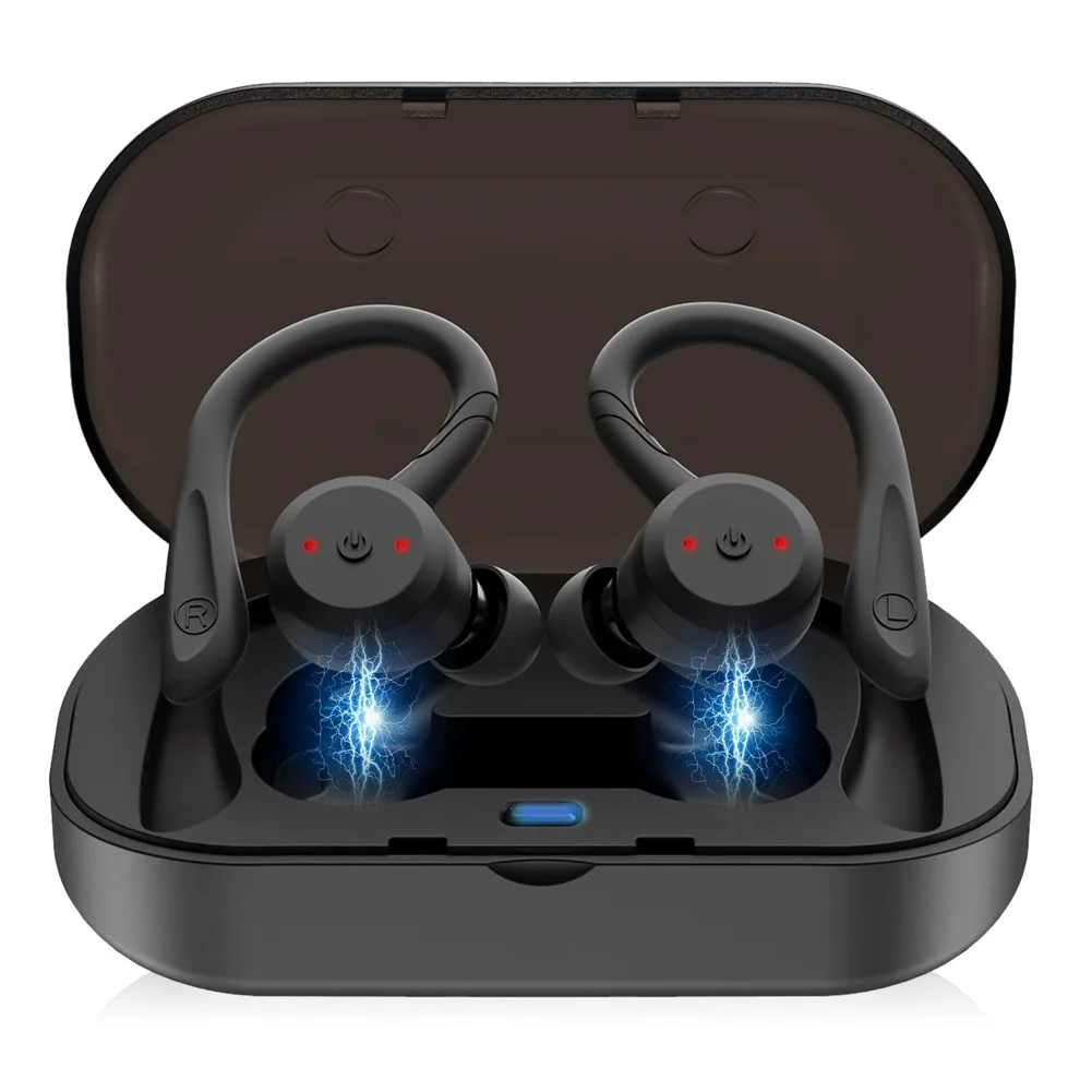 Mini True wireless Bluthtooth 5,0 спортивные наушники-вкладыши Hifi наушники гарнитуры JHP-лучший - Цвет: Black