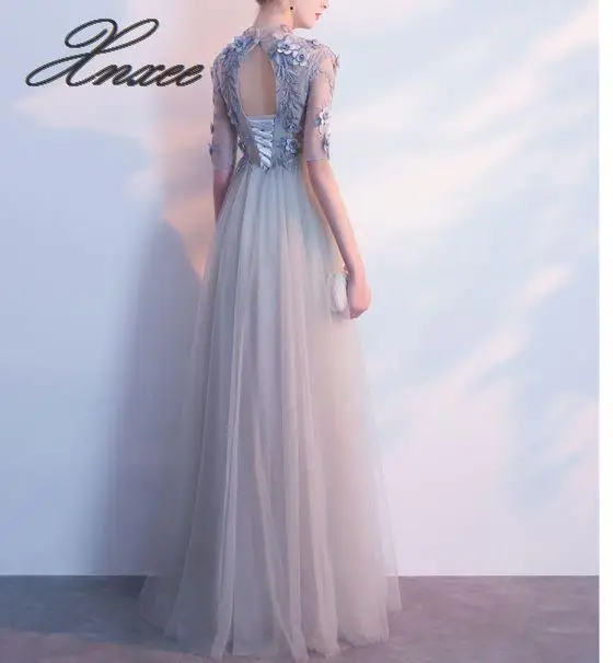Новое Модное Элегантное Длинное банкетное благородное тонкое платье vestido de novia