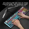 Steampunk Gaming Mechanical Keyboard 104 KeysAnti-ghosting RGB Backlight Black/Blue Switch Wired keyboard for Desktop Laptop ► Photo 2/5