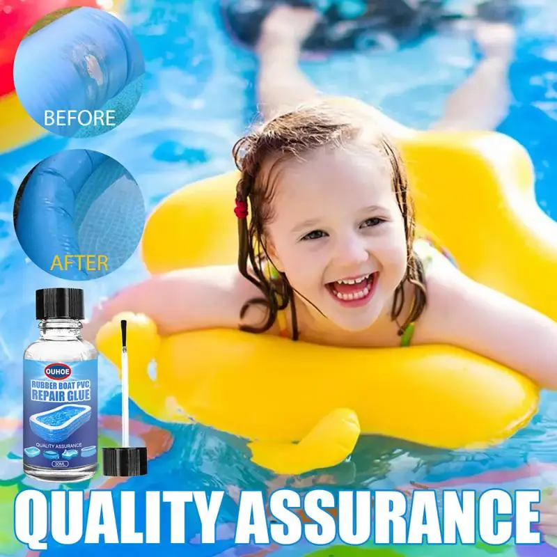 30pcs Swimming Pool Repair Glue Kit With Film Waterproof Reparfor Inflatable Boat Ring Accessories TSLM1 | Дом и сад