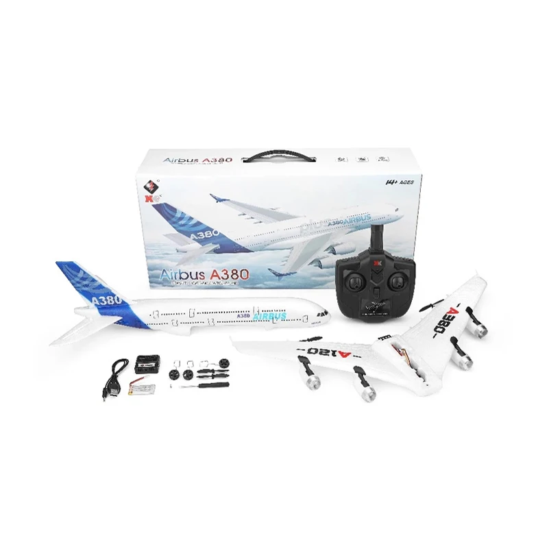 

Remote control Plane A380 WL toys 2.4G 3Ch RC airplane Fixed Wing Plane Outdoor toys Drone A120-A380 rc plane toys