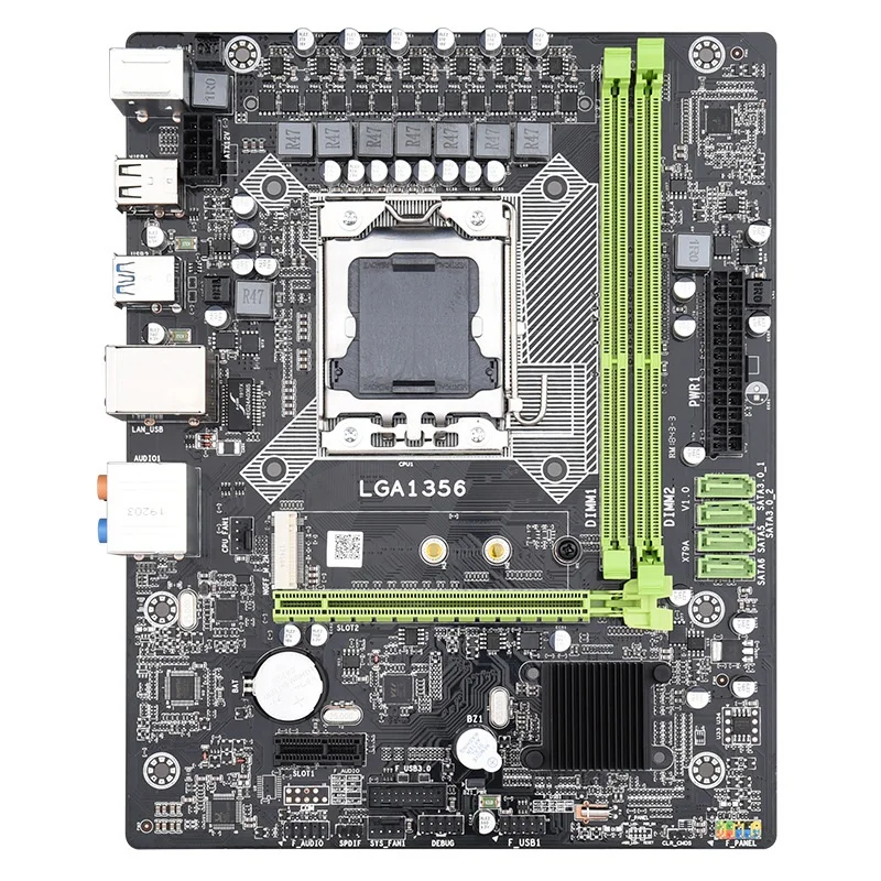 X79A Lga 1356 материнская плата Usb3.0 поддержка серверной памяти Reg Ecc и процессор Lga1356 Xeon E5 для настольного сервера Ddr3 Ecc Reg Ram