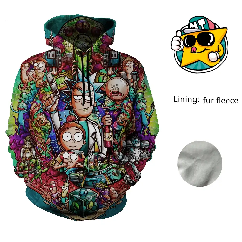 casaco rick e morty