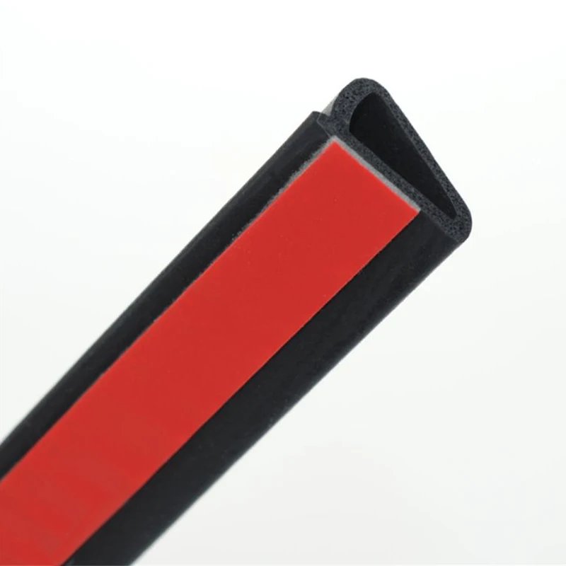 D образная уплотнительная лента для двери изоляционная длиной 4 м скошенное