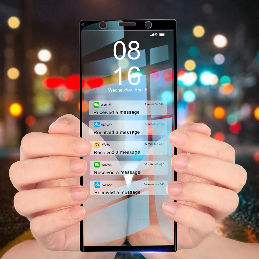 Защитное стекло для Sony Xperia XZ XZS XP X XA XA1 ультра полное покрытие Передняя пленка SONY XZ1