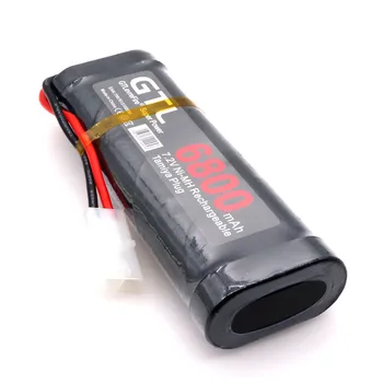 

1PCS New Original 7.2V Battery 6800mah NiMH Batteries Pack For RC Car Truck Buggy Boat Tank Ni-Mh Baterias gray supper power