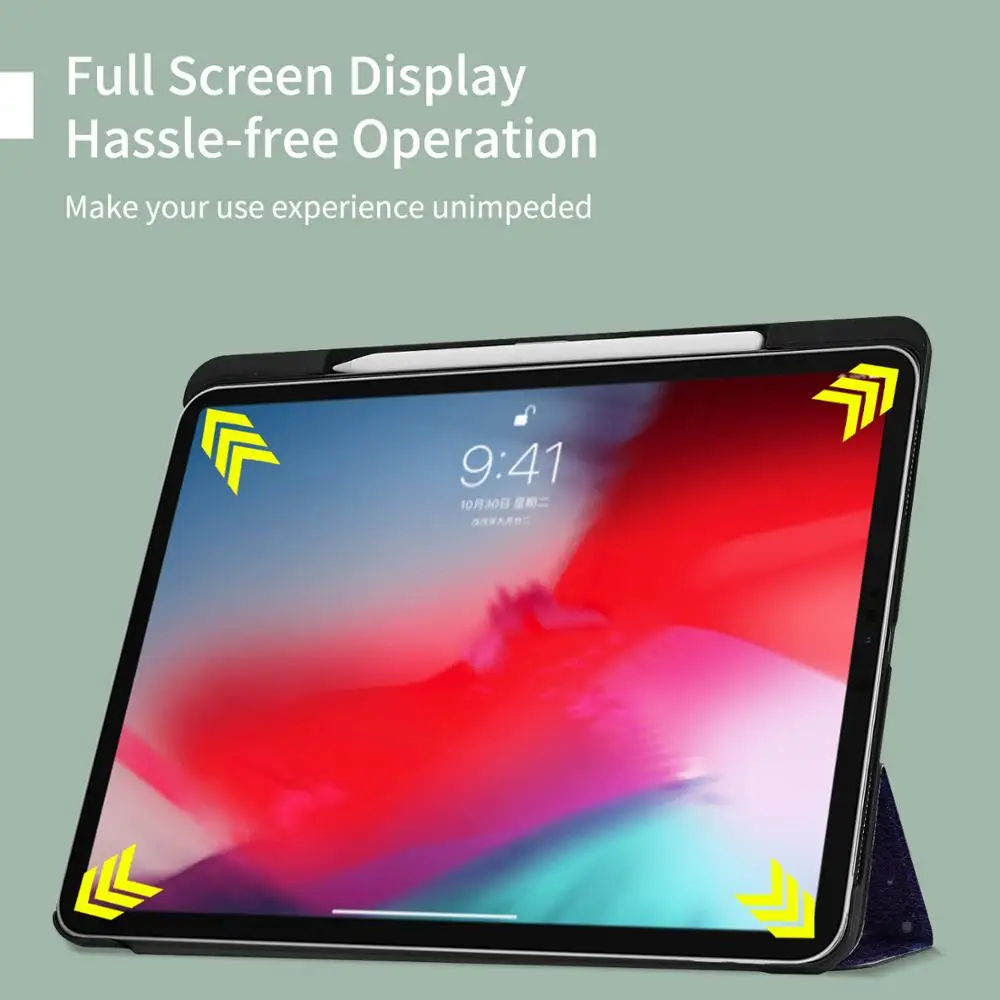Чехол GOOJODOQ для iPad Pro 11 чехол с держателем карандашом и поддержкой беспроводной