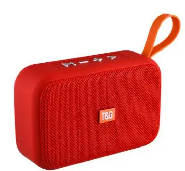 Портативный динамик беспроводной Bluetooth динамик s TG506 Саундбар Спорт на открытом воздухе Поддержка TF карты fm-радио AUX HIFI сабвуфер - Цвет: Красный