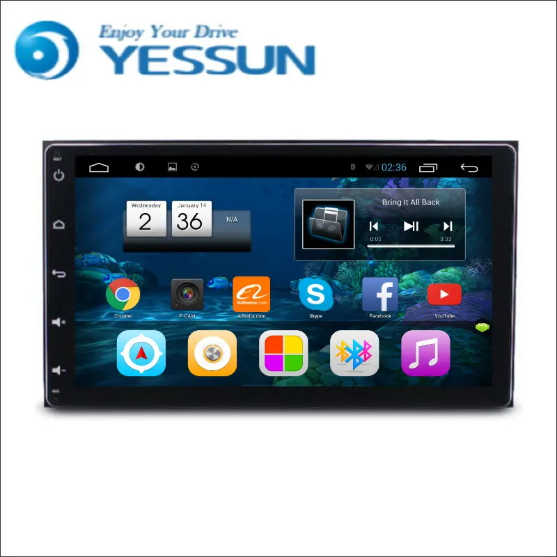YESSUN для Toyota Sienna 2015 ~ 2016 Android автомобильный навигатор GPS HD сенсорный экран стерео