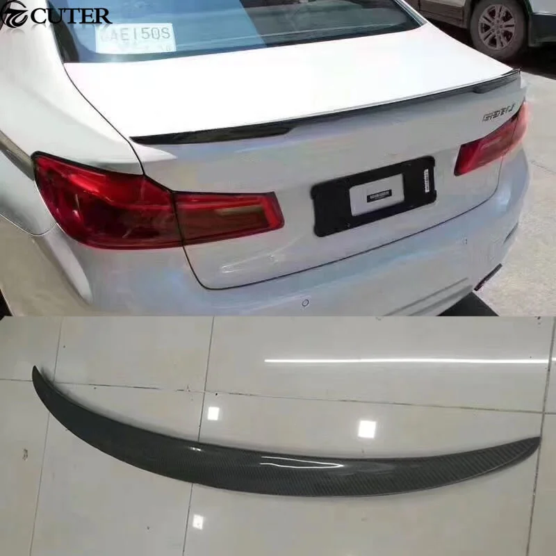 G30 G38 Mp Style Carbon Fiber Car Body Kit Rear Trunk Spoiler Lip Wing for Bmw 5 Series 2017 | Автомобили и мотоциклы