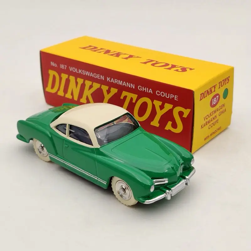 DeAgostini 1/43 Dinky Toys 187 для V ~ W Karmann Ghia Coupe литые под давлением модели