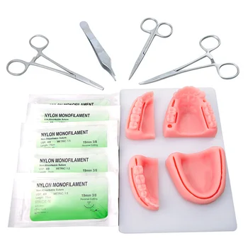 

Dental Simulation Oral Suture Model with Needle Gum Suture Dentist Teaching Training Equipment Skill Practice Lab Tools