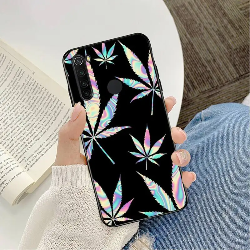 best phone cases for xiaomi YNDFCNB plant leaves Cannabis leaf Phone Case Cover For Redmi note 8Pro 8T 6Pro 6A 9 Redmi 8 7 7A note 5 5A note 7 case xiaomi leather case charging