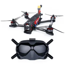 Iflight conjuntamente projetado dc5 6s fpv racing drone rc quadcopter multirotor multicopter bnf com/unidade fpv hd óculos de proteção rc modelo