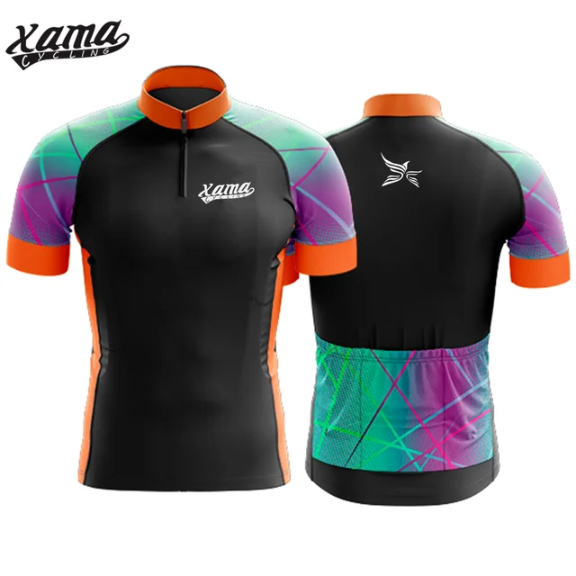 Summer Mens Cycling Short Sleeve Quick Dry Jerseys Maillot Ciclismo Hombre  Tops Camisa Bicycle Clothing Mountain Bike Xama Shirt - AliExpress