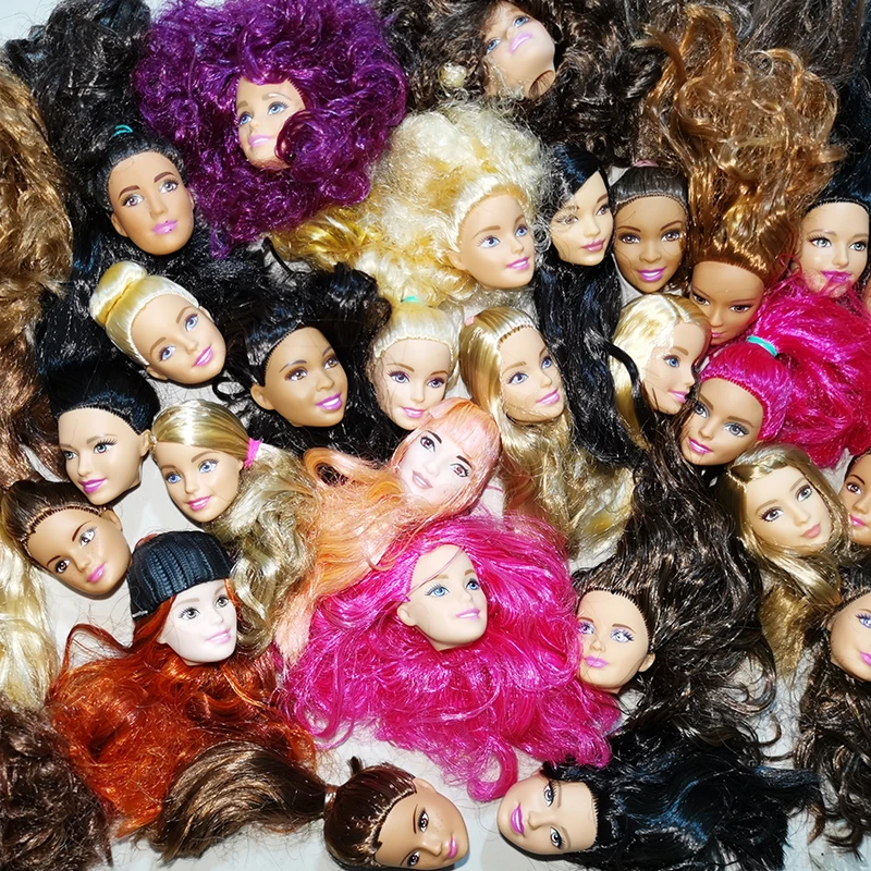 Many Style Random Send Original Doll Head Little Defective / Doll Accessories For DIY 1/6 Doll Gift Toys for Girls|Dolls Accessories| - AliExpress