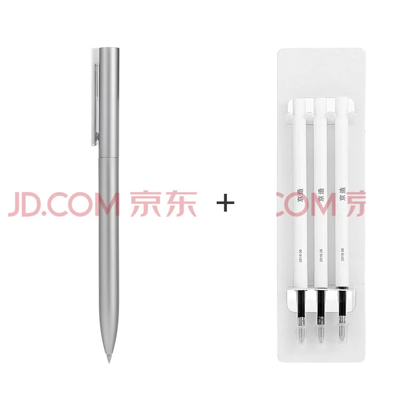 JustPlay J. Zao металлическое чернильное перо 0,5 мм ручка для подписи PREMEC гладкая швейцарская заправка MiKuni японские чернила PK Xiaomi ручка - Цвет: Silver Pen Add 3 ink