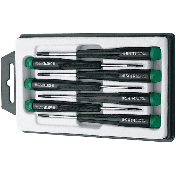 Набор отверток часовых Torx Sata 7 предметов, S09315