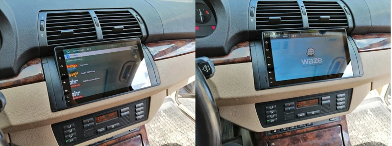 Clearance SilverStrong Android9inch Car 1DIN GPS Radio For BMW E39 E53 X5 Map Navi X5 GPS Series dvd player receiver navigation 4