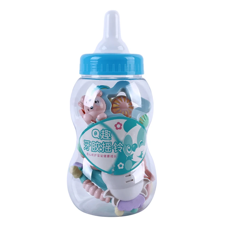 Infant Rattle Animal Baby TeethersToys Children 0-12 Months Baby Toys Oral Care Teething Development Baby Rattles Hand Bell