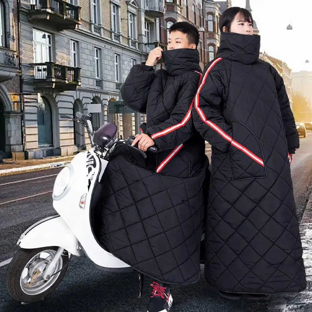 Color : Daisy Pink XSRJ Bicycle Motorcycle Wind Winter Plus Thick Velvet Quilt Cold Rain Waterproof Windscreen 