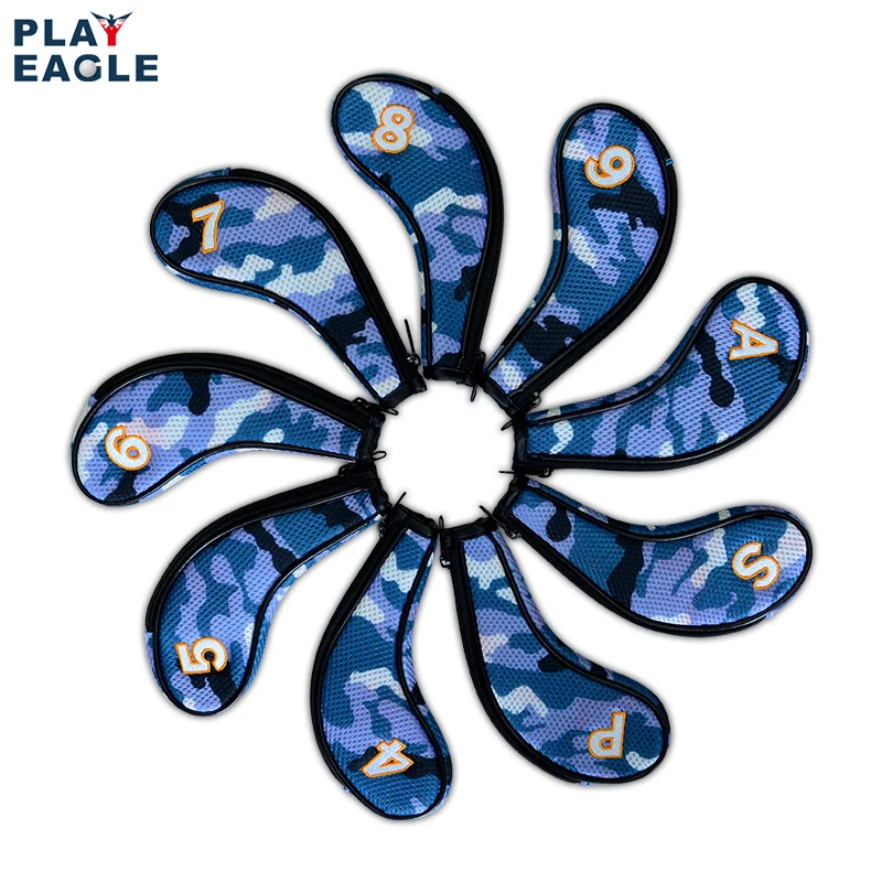Чехол для головы PLAYEAGLE с железным путтером клюшки гольфа 4-6-7-8-a-s-p 9 шт./компл.
