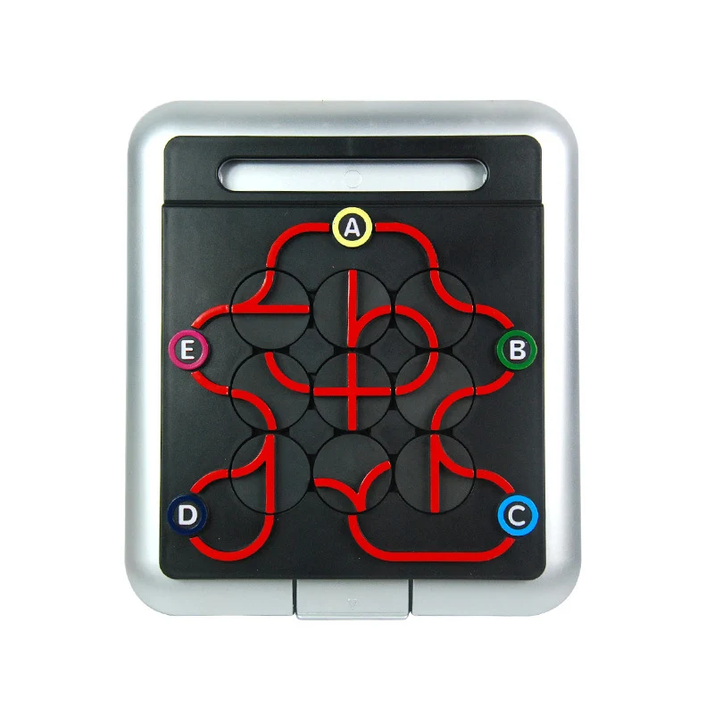 Board Game Subway Connecting Stations 64 levels Mission Maze Game Logic Reasoning Challenge Toy Kids Family Party Game Gift card