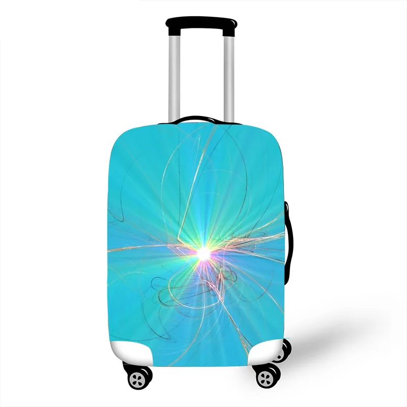 Аксессуары для путешествий абстрактный принт чемодан защитный чехол водонепроницаемый утолщенный Эластичный Чемодан сундук Чехол 18-32 дюймов XL