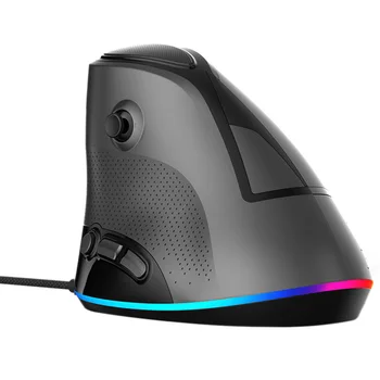 

AJAZZ AJ307 Vertical Mouse 4800DPI Adjustable USB Wired 10 Keys Esport Gaming Mouse RGB Backlit Ergonomic and Side Rocker Design
