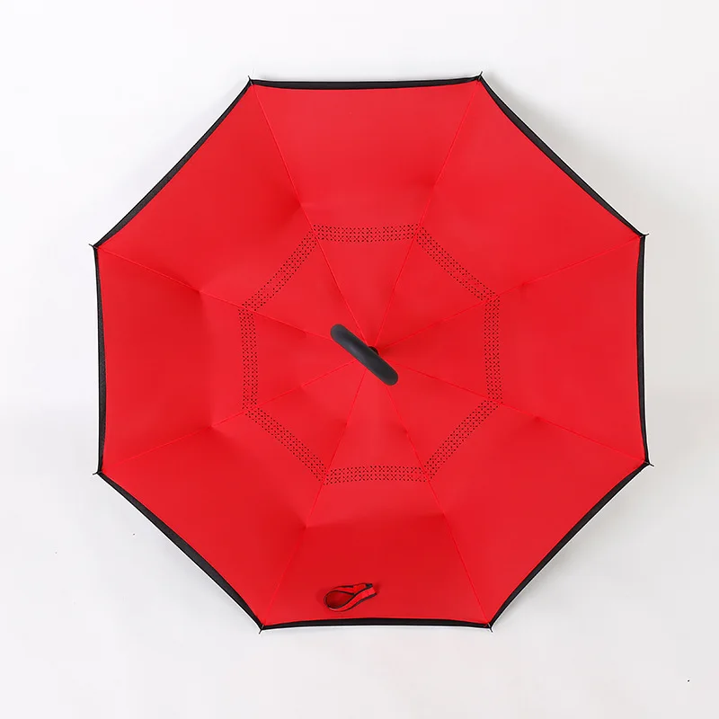 

Currently Available Wholesale New Style Outdoor Car Reverse Umbrella Stand Creative Hands-Free Double Layer College Style All-We