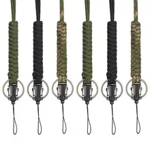 6 шт. Вязание Ожерелье Веревка водонепроницаемый мешок ремень Паракорд для кемпинга ключи фонари Рабочие карты