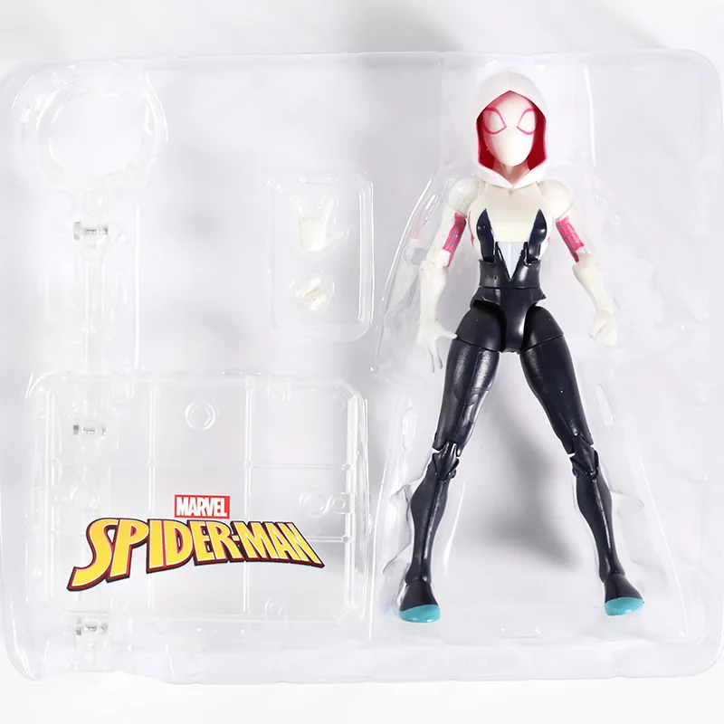 Marvel Человек-паук Питер Паркер Miles Morales Gwen Stacy человек паук 2099 ПВХ фигурка Коллекционная модель игрушки