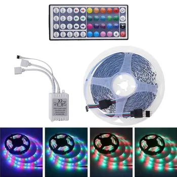 

Waterproof Flexible Color Changing 3528 SMD RGB 32.8ft 10m with 44 Keys IR Remote Control