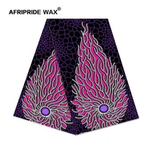 Африканская Анкара ткань высокого качества оптом Африканский Цветочный хлопок настоящая восковая парча ткань для одежды A18F0325