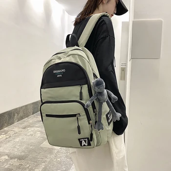 

Female Tooling Trendy Backpack Men Large Capacity College School Backpacks for Teens Women Waterproof School Bags for Girls 2020