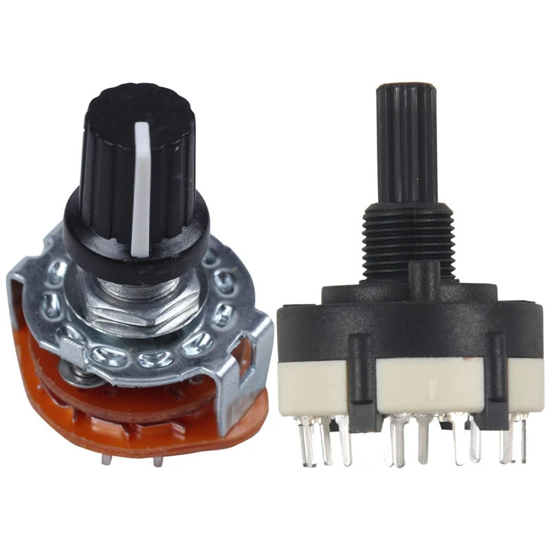 2 Pcs Rotary Switch Can Be Adjusted Gear Shaft 3 Pole 4 Position & 1 12 | Обустройство дома