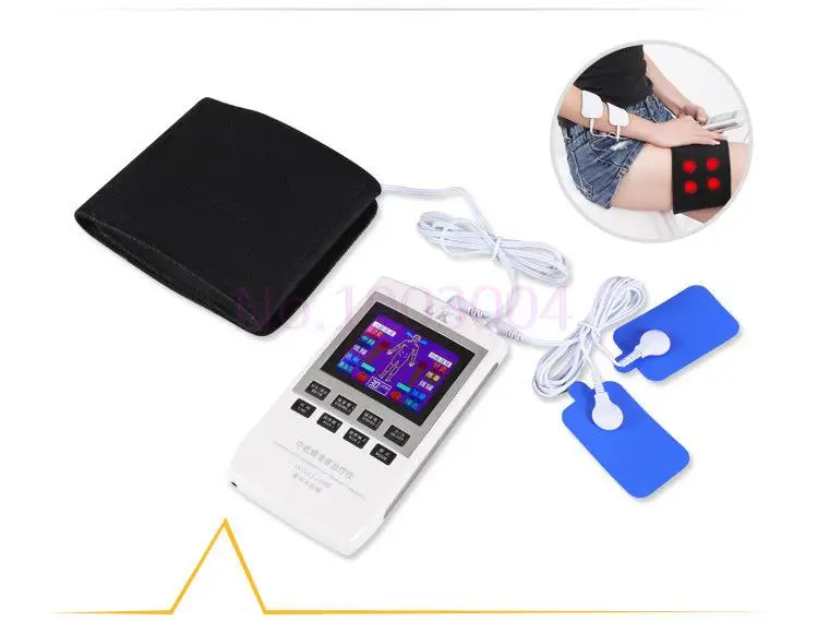 Electrotherapy Physiotherapy Pulse Massager Muscle Stimulator LCD Rechargeable Massage apparatus 110-220v 3