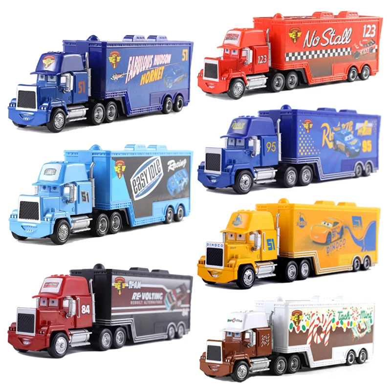 39 Tipi Di Disney Pixar Car 2 3 Lightning Mcqueen Mac Uncle Plastic Metal 1:55 Model Handmade Children'S Best Entertainment Toy