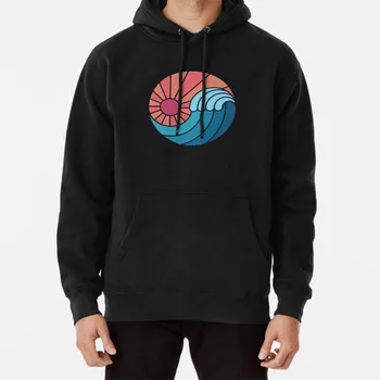 

Sun & Sea Hoodie Sun Sea Surf Wave Sunshine Yinyang Ocean Balance Nature