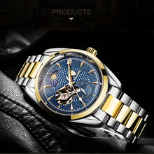 Новые TEVISE automatic Tourbillon Механические карманные часы мужские часы в деловом стиле мужские с самообмоткой наручные часы Relogio Masculino