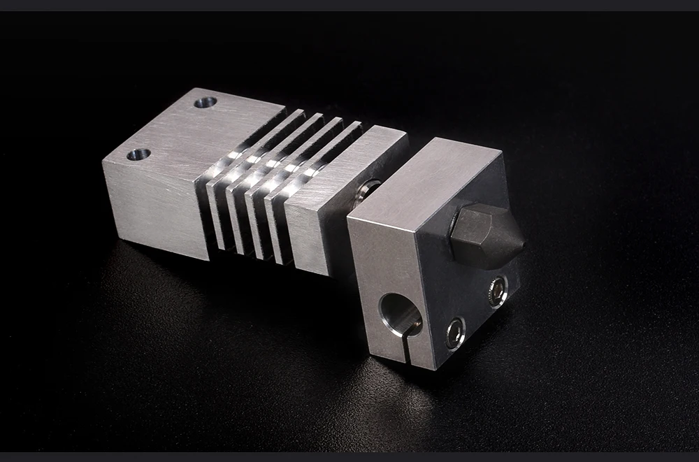 CR10S PRO Hotend Upgrade Kit прецизионная закаленная стальная насадка теплоотвод титановая теплоотдача 3d части принтера для CR-10S PRO